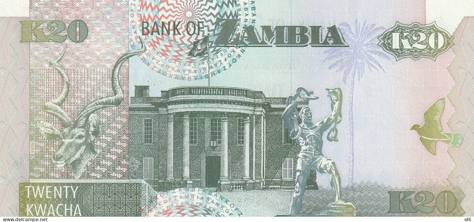 ZAMBIA  20 Kwacha   ND/1992   P-36   UNC - Zambie