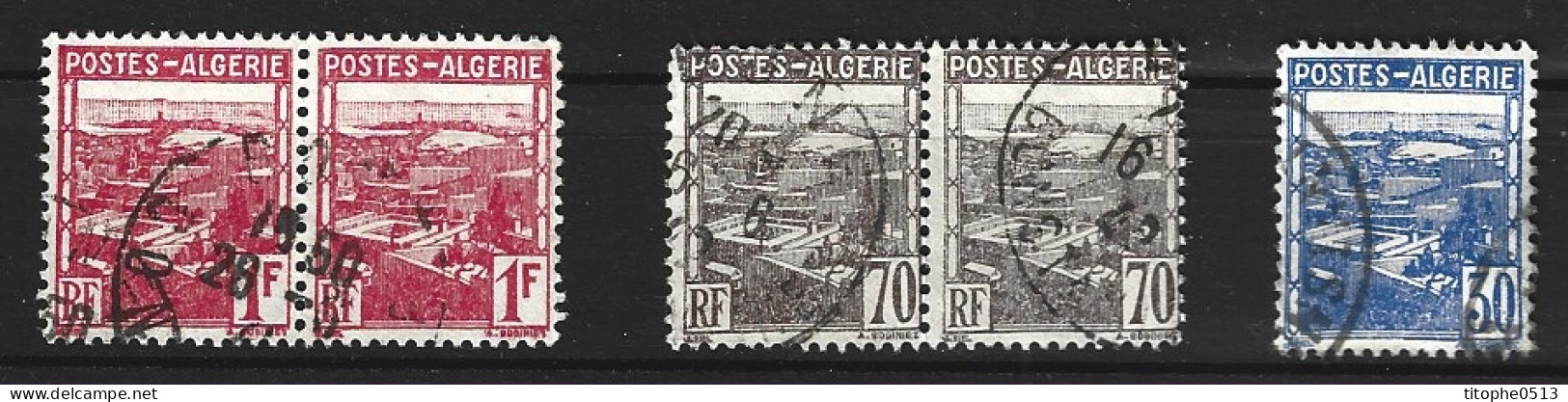 ALGERIE. Timbres Oblitérés De 1941-2. Vue D'Alger. - Oblitérés