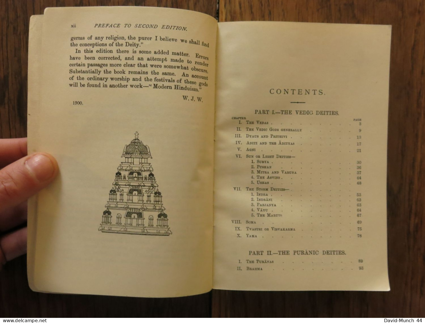 Hindu Mythology, Vedic And Punanic De W.J. Wilkins. Rupa &Co. 1975 - Espiritualismo