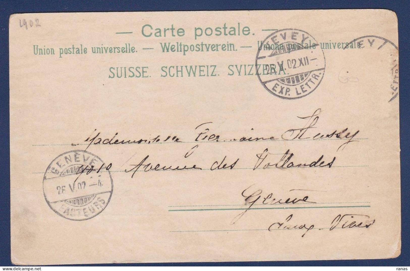 CPA Billet De Banque Banknote Circulé éditeur Suisse - Monnaies (représentations)