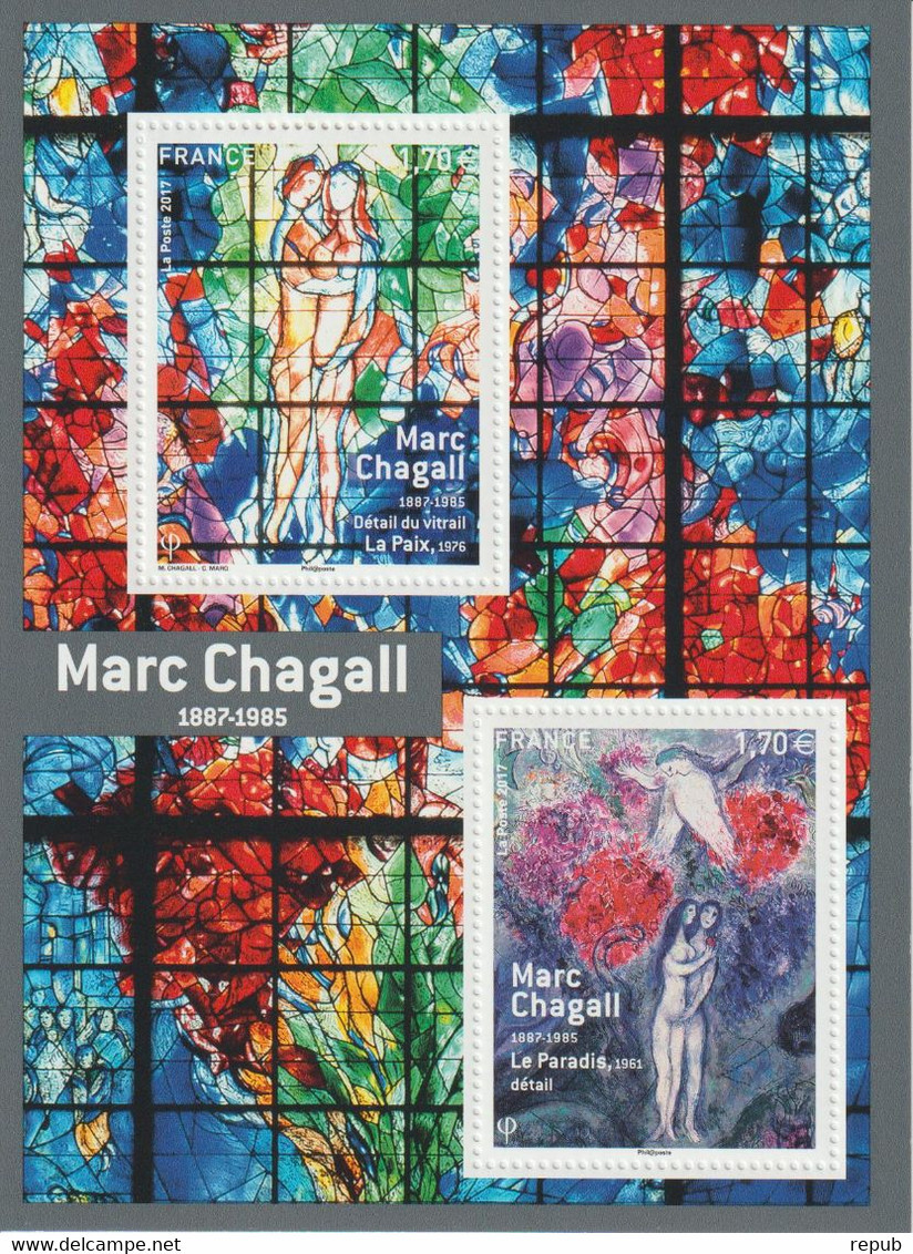 France 2017 Bloc M Chagall F 5116 ** MNH - Ongebruikt