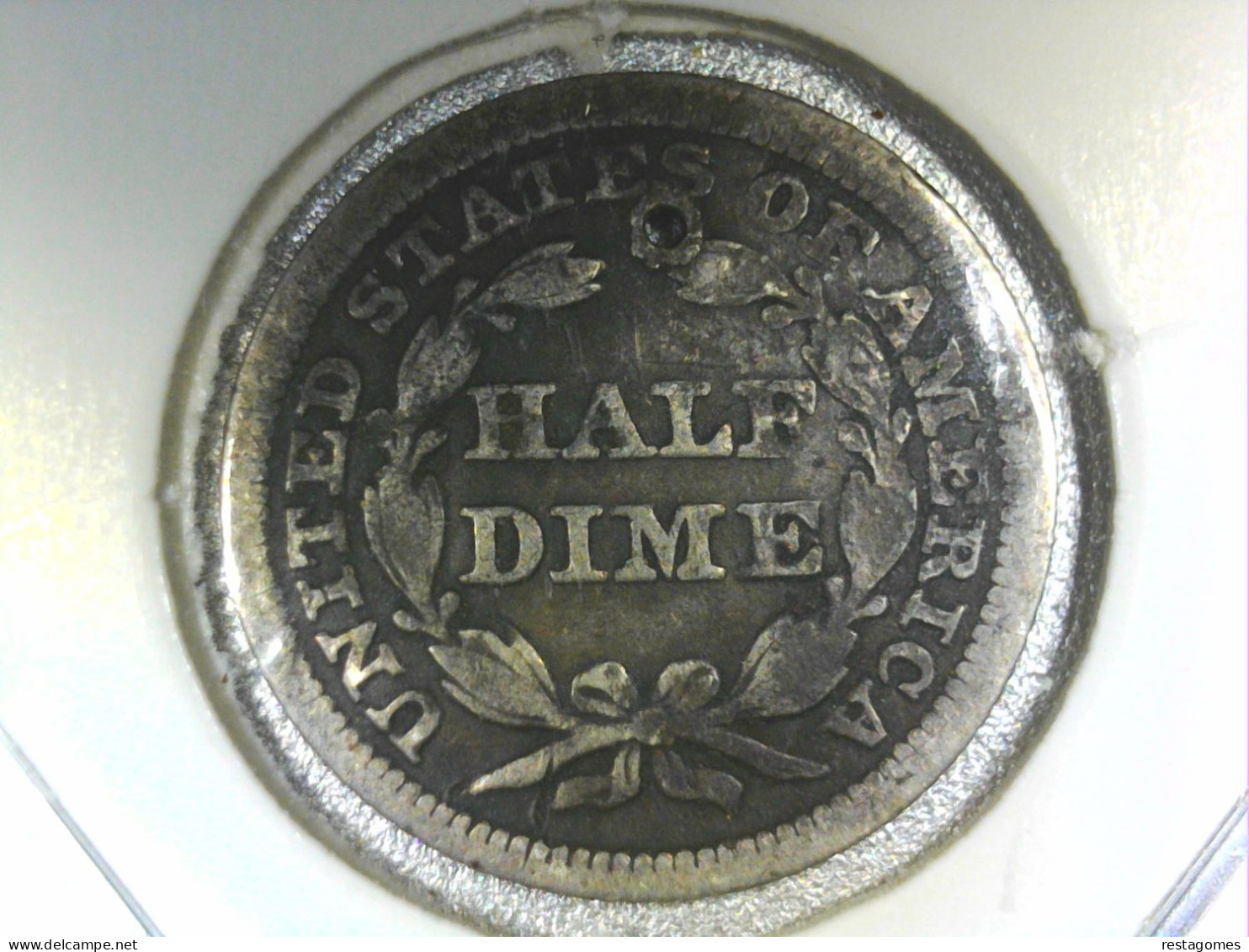 Coin, United States, Seated Liberty Half Dime, Half Dime, 1845, U.S. M - Andere - Amerika