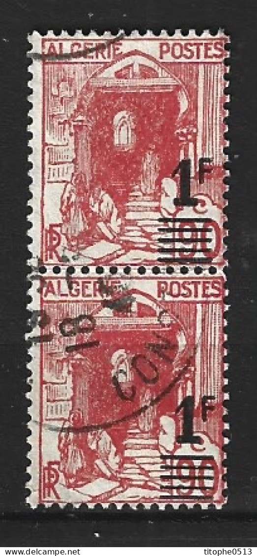 ALGERIE. N°158 A? Oblitéré De 1939-40. Timbre Surchargé. - Used Stamps