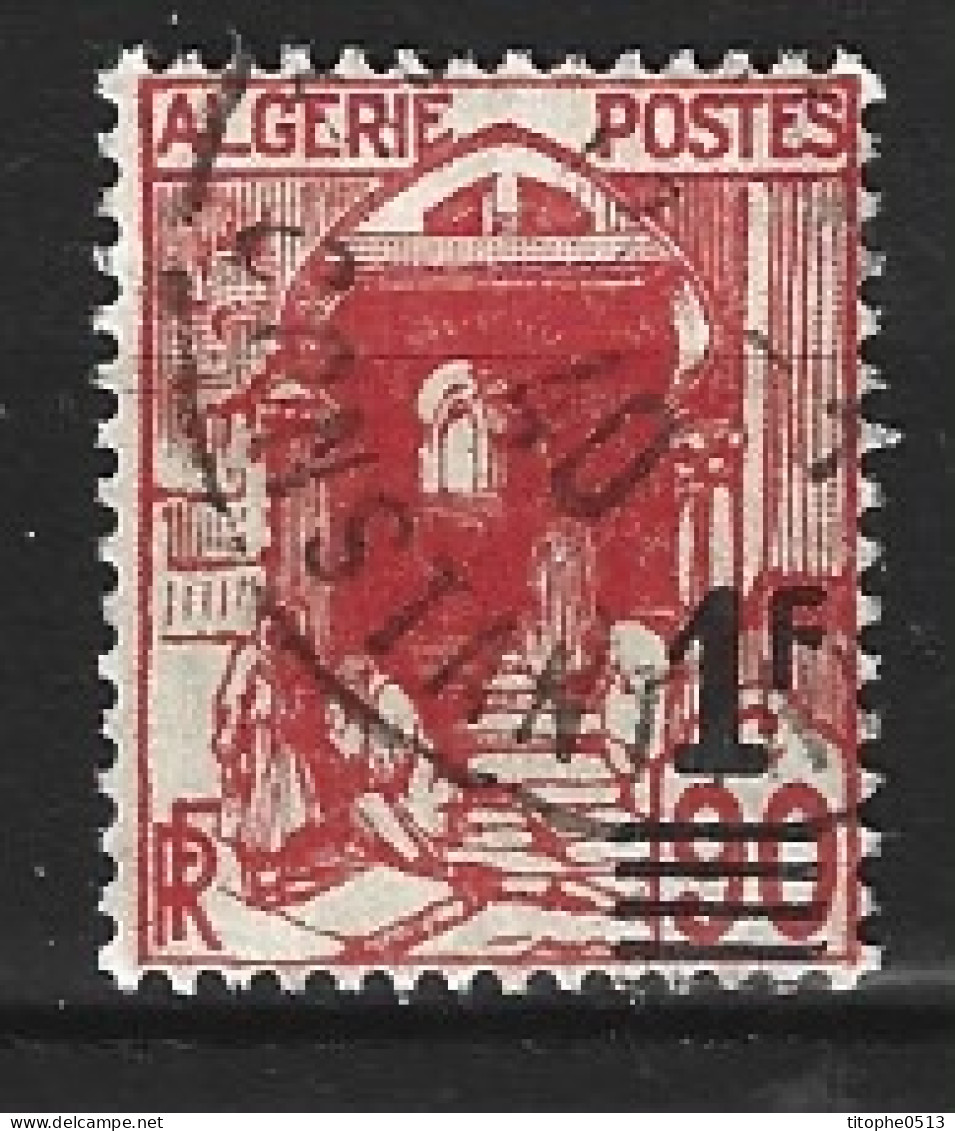 ALGERIE. N°158 A? Oblitéré De 1939-40. Timbre Surchargé. - Used Stamps