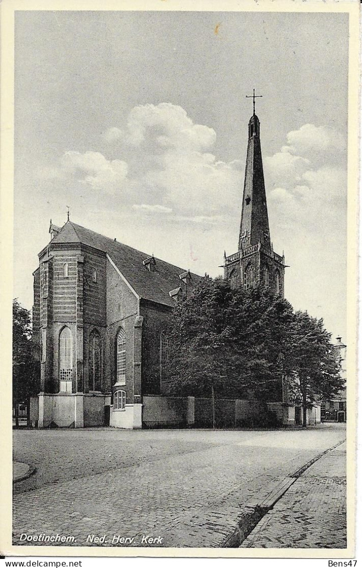 Doetinchem Ned. Her. Kerk Gelopen 10-7-1930 - Doetinchem