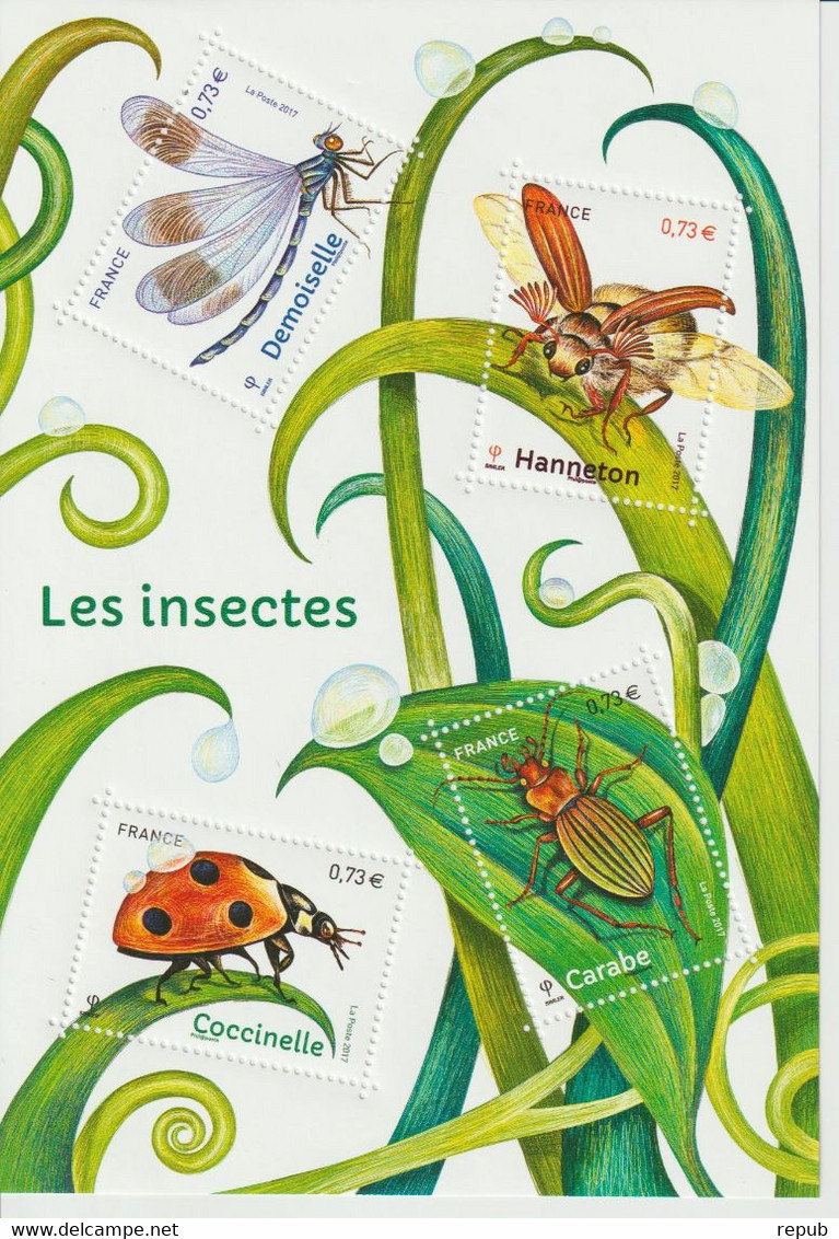 France 2017 Bloc Insectes  F 5148 ** MNH - Mint/Hinged