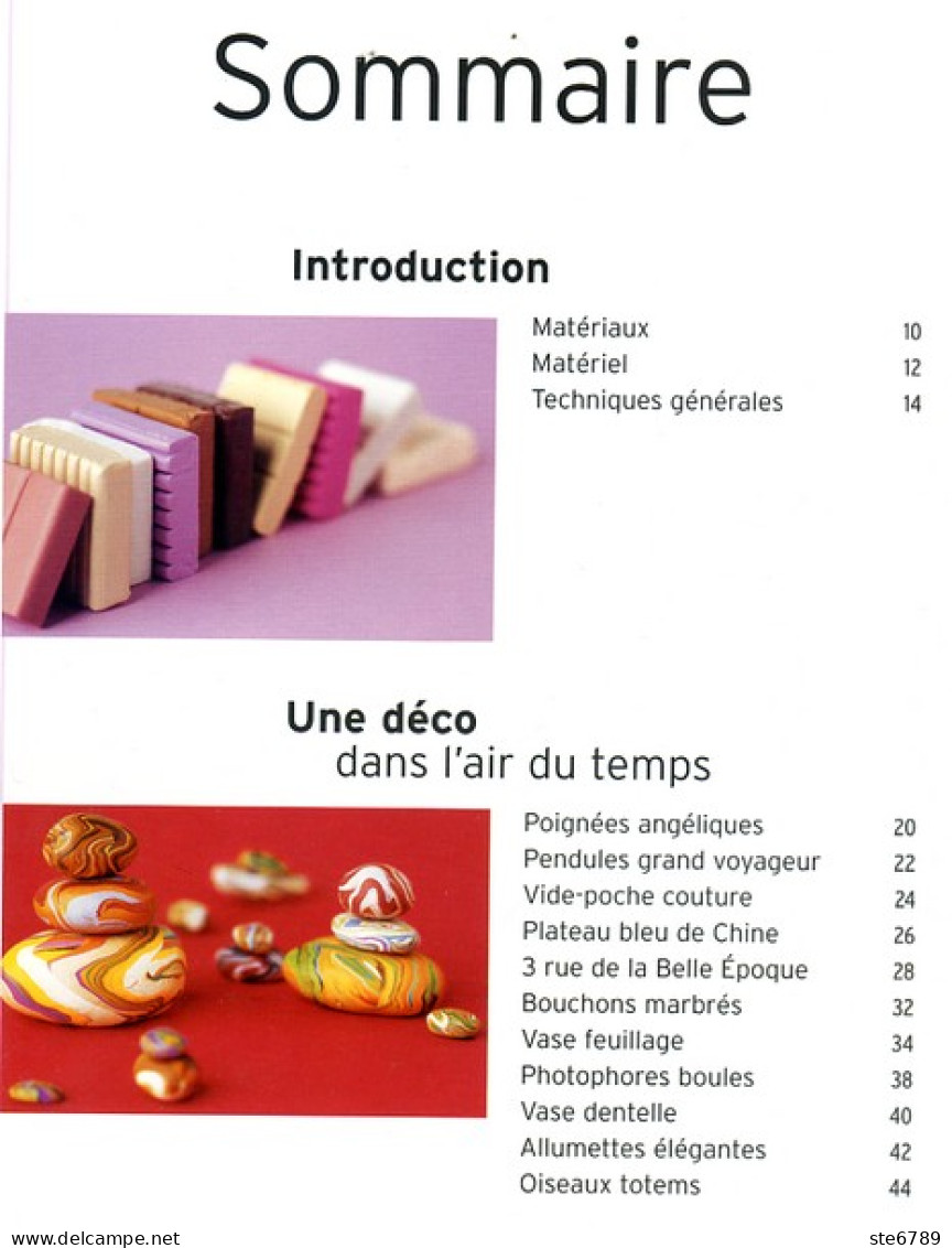 Livre TOUT SUR LA PATE FIMO - Home Decoration