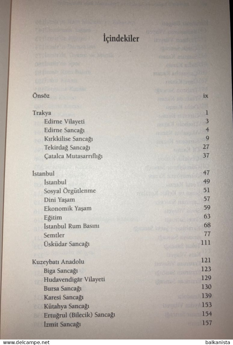 20. Yuzyil Baslarinda Anadolu Ve Trakya'daki Rum Yerlesimleri Ari Cokona Greek - Cultura