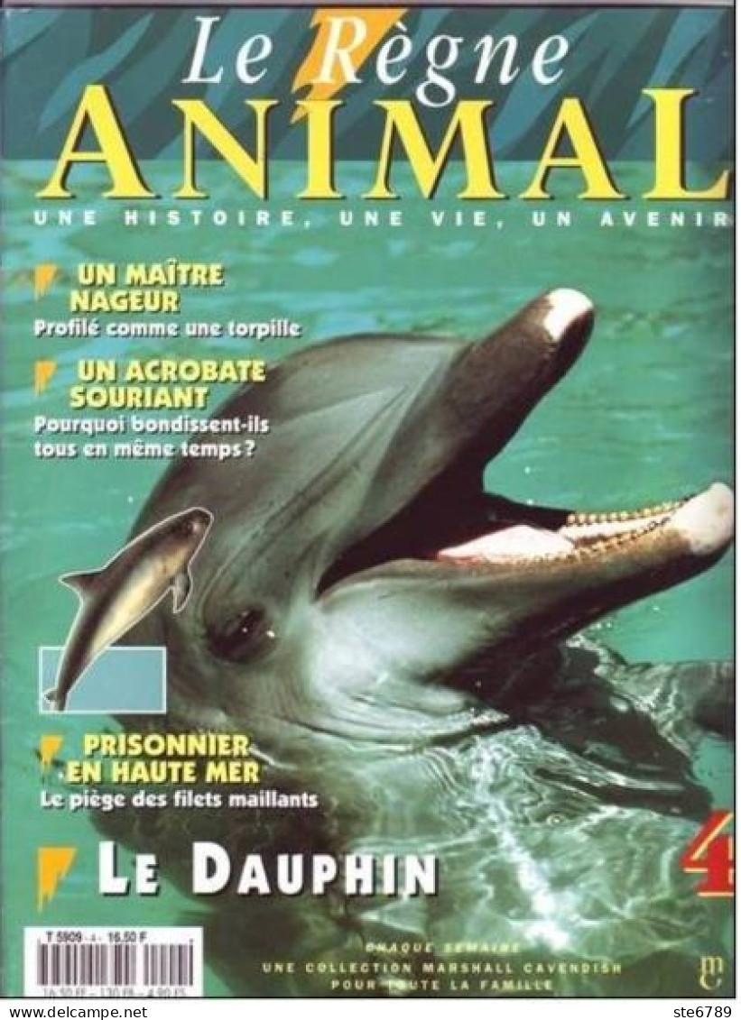 Revue Le Règne ANIMAL  N° 4 Le Dauphin   Animaux - Animaux
