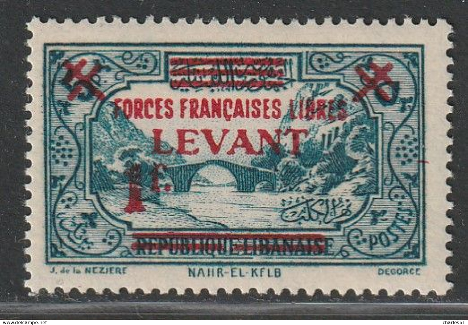 LEVANT - N°42 * (1942) - Unused Stamps