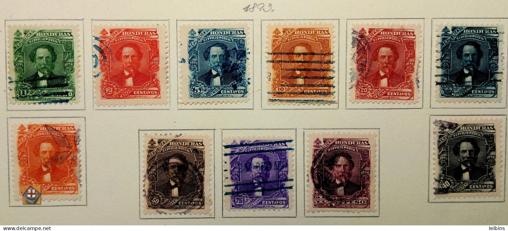 Honduras, from year 1878 (collection)