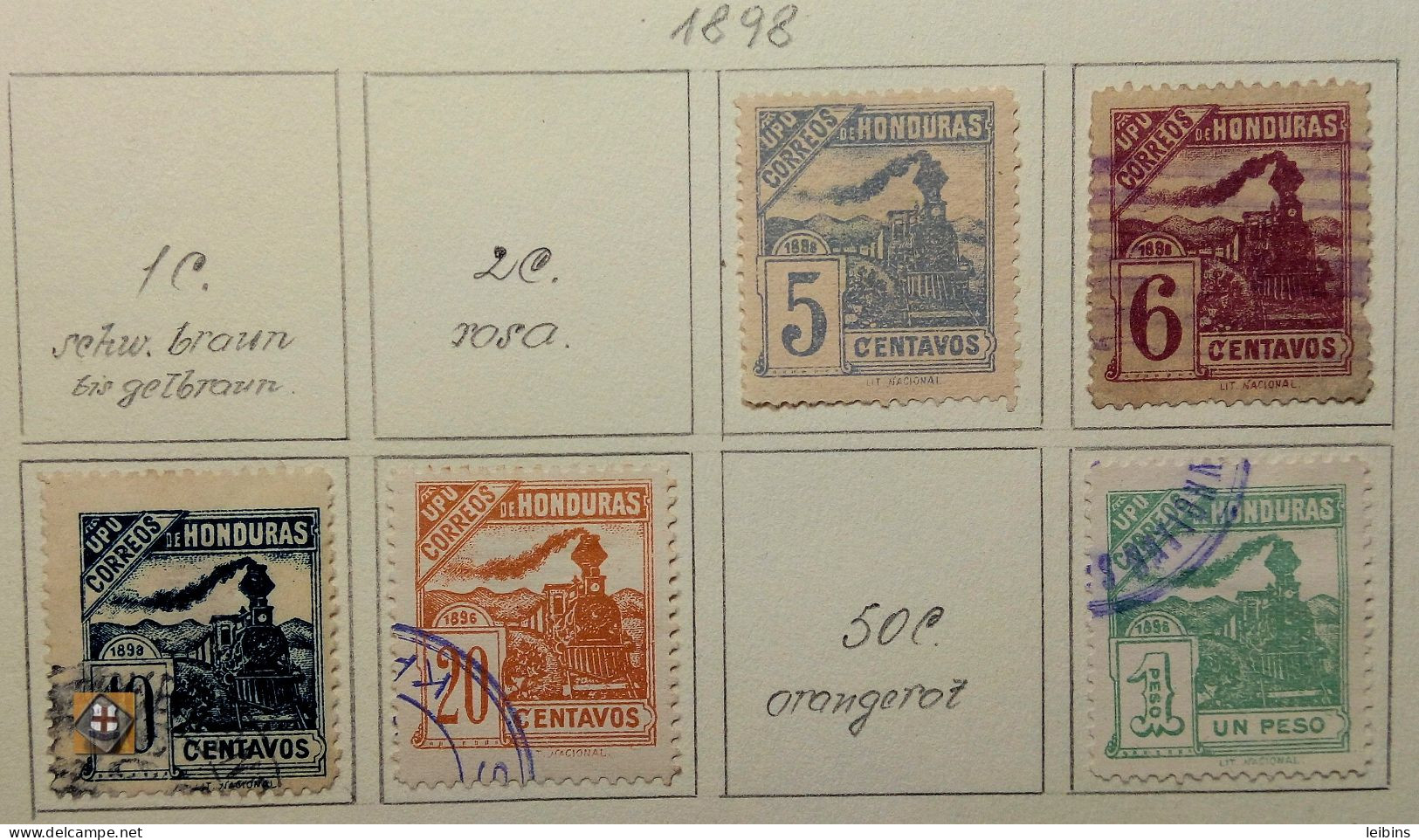 Honduras, from year 1878 (collection)