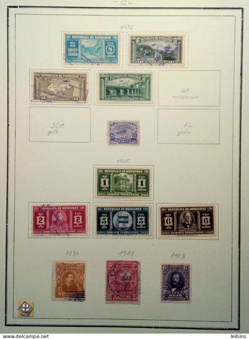 Honduras, from year 1878 (collection)