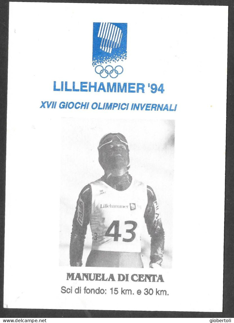 Italia/Italy/Italie: Intero, Stationery, Entier, Sci Di Fondo 15 E 30 Km, Cross-country Skiing 15 And 30 Km, Ski De Fond - Invierno 1994: Lillehammer