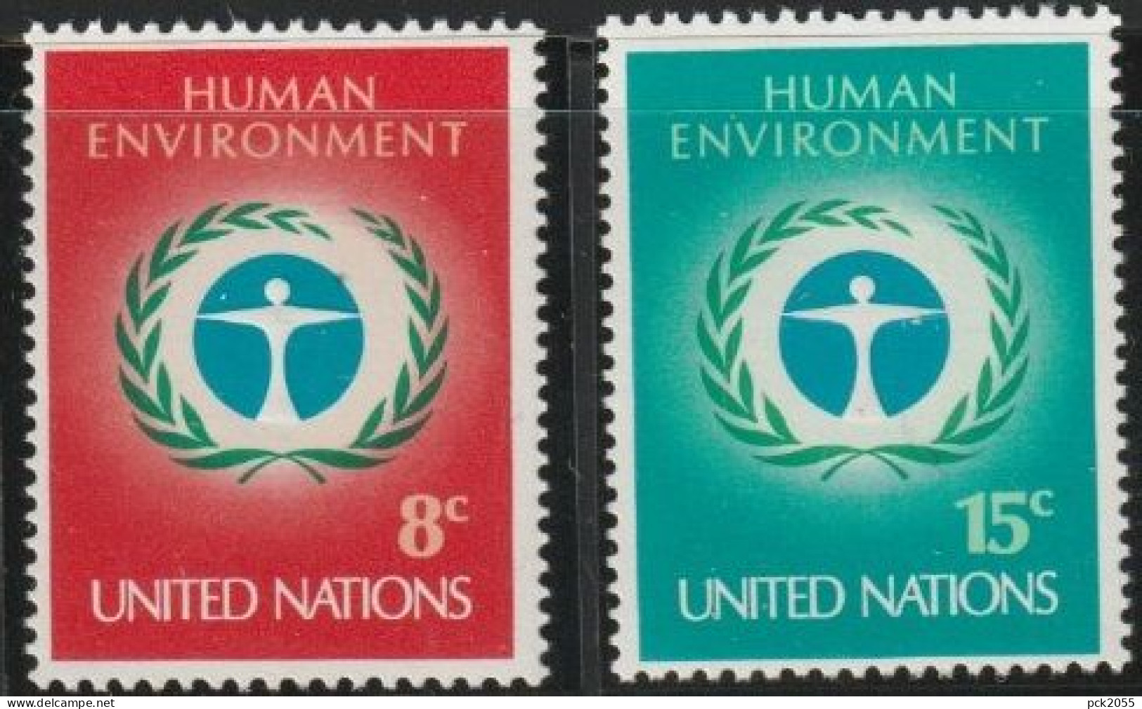 UNO New York 1972 MiNr.249 - 250   ** Postfrisch Konferenz Der UNO über Umweltschutz ( B 1321 ) - Ongebruikt