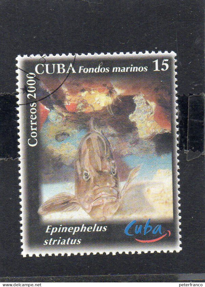 2000 Cuba - Fondali Marini - Usados
