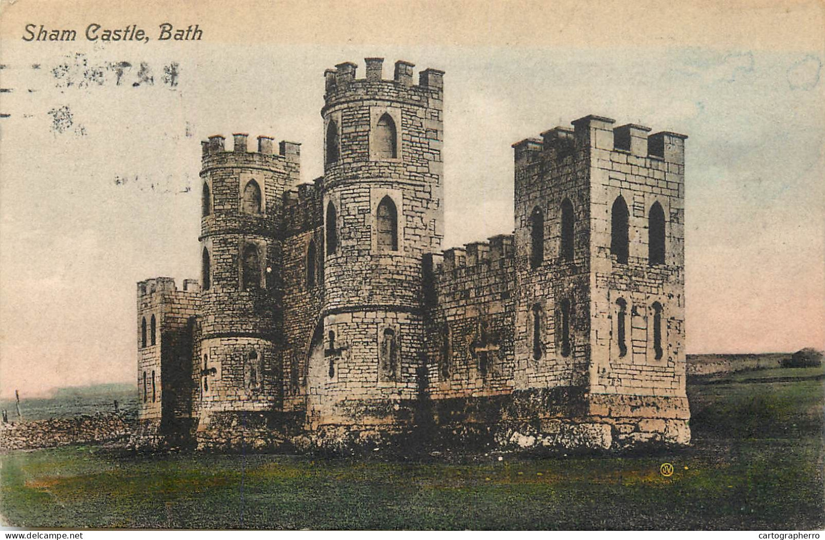 Postcard United Kingdom England Bath Sham Castle - Bath