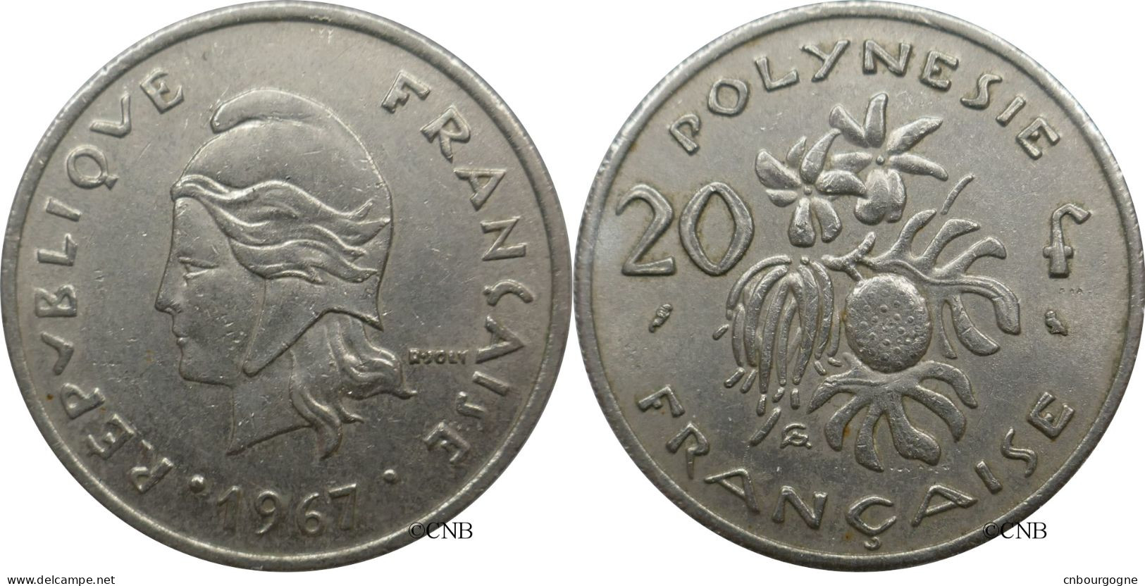 Polynésie Française - Territoire Français D'outre-mer - 20 Francs 1967 - TTB/XF45 - Mon6078 - French Polynesia