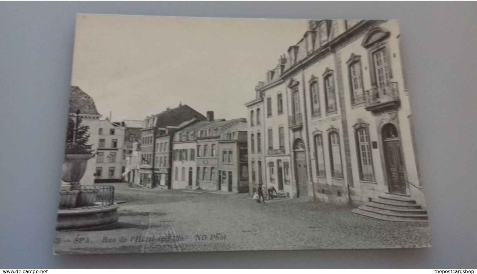 BELGIUM LIEGE SPA Rue De L'hotel De Ville N°?09 UNUSED - ONE OF THOSE SMALLER CARDS - Spa