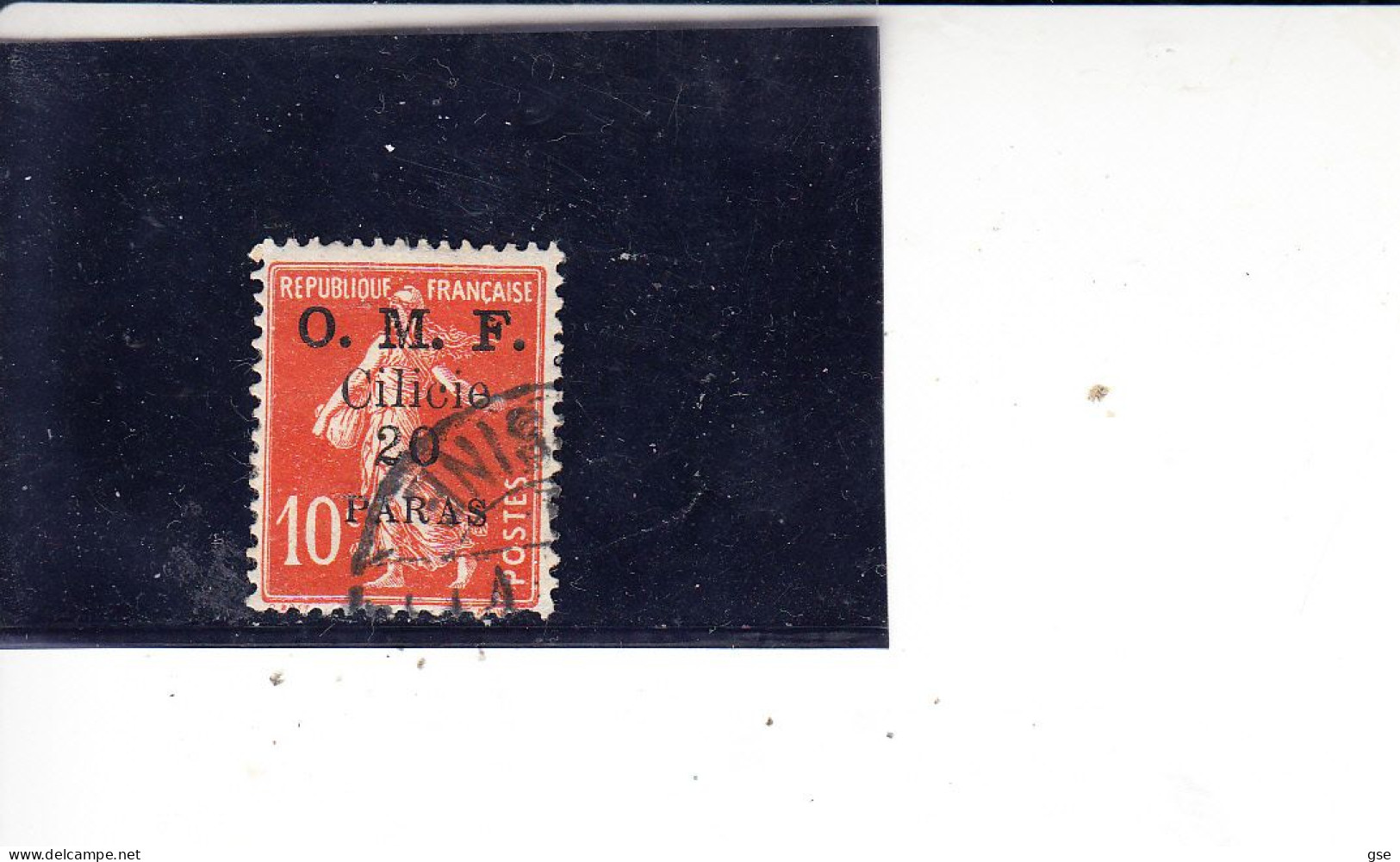 CILICIA  1920 - Yvert  91° - Soprastampato - Used Stamps