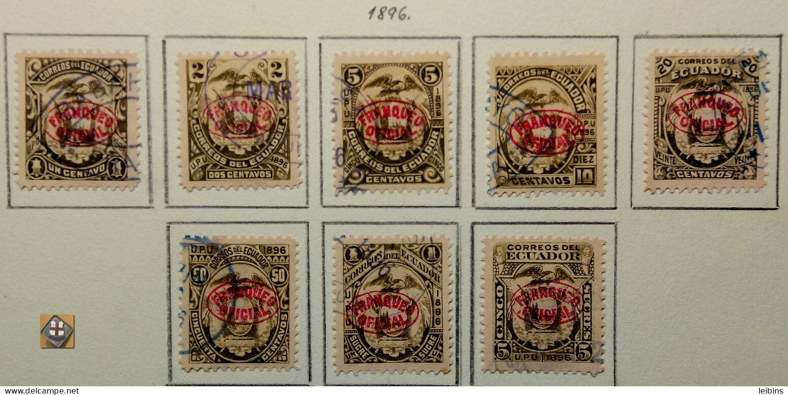 Ecuador, from year 1865 (collection)