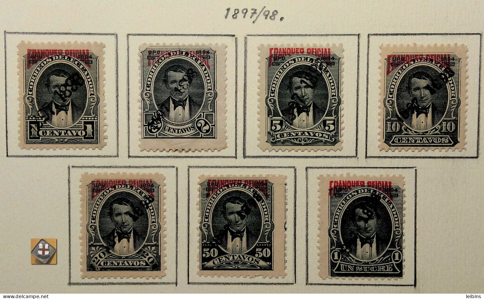 Ecuador, from year 1865 (collection)