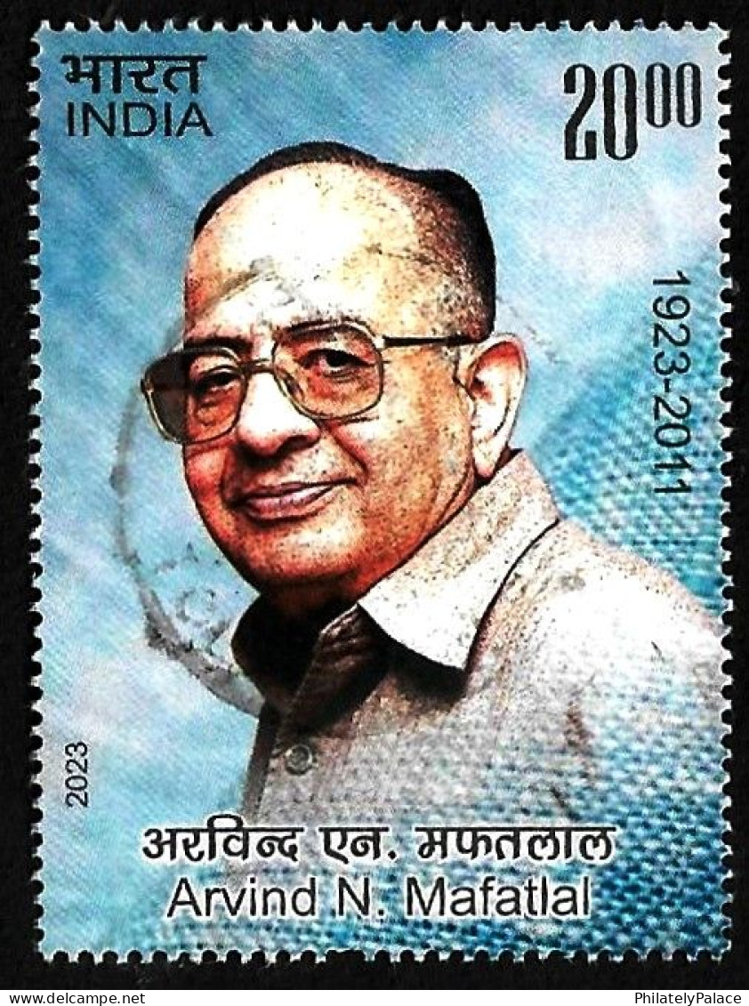 India 2023 Arvind N Mafatlal, Entrepreneur, Business, Petro Chemical, Merchants, Industrial, Used (**) Inde Indien - Used Stamps