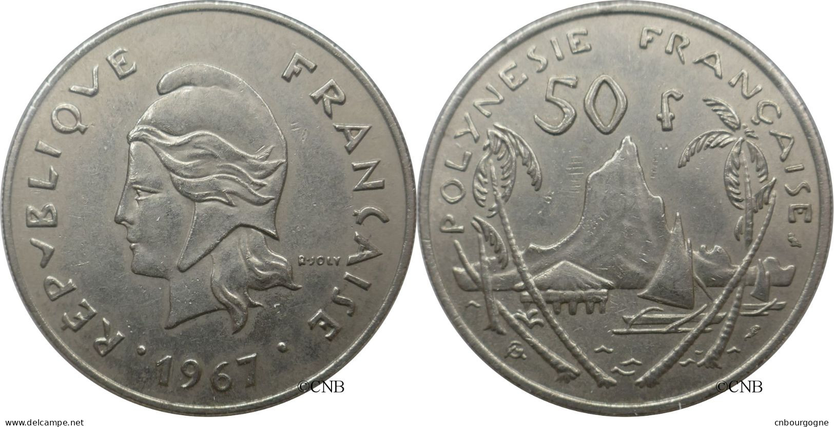 Polynésie Française - Territoire Français D'outre-mer - 50 Francs 1967 - TTB+/AU50 - Mon6083 - Frans-Polynesië