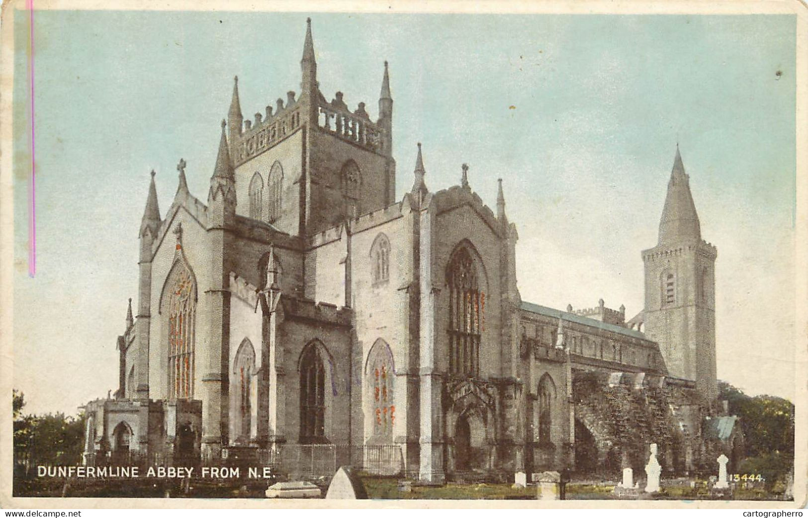 Postcard United Kingdom Scotland Fife Dunfermline Abbey - Fife