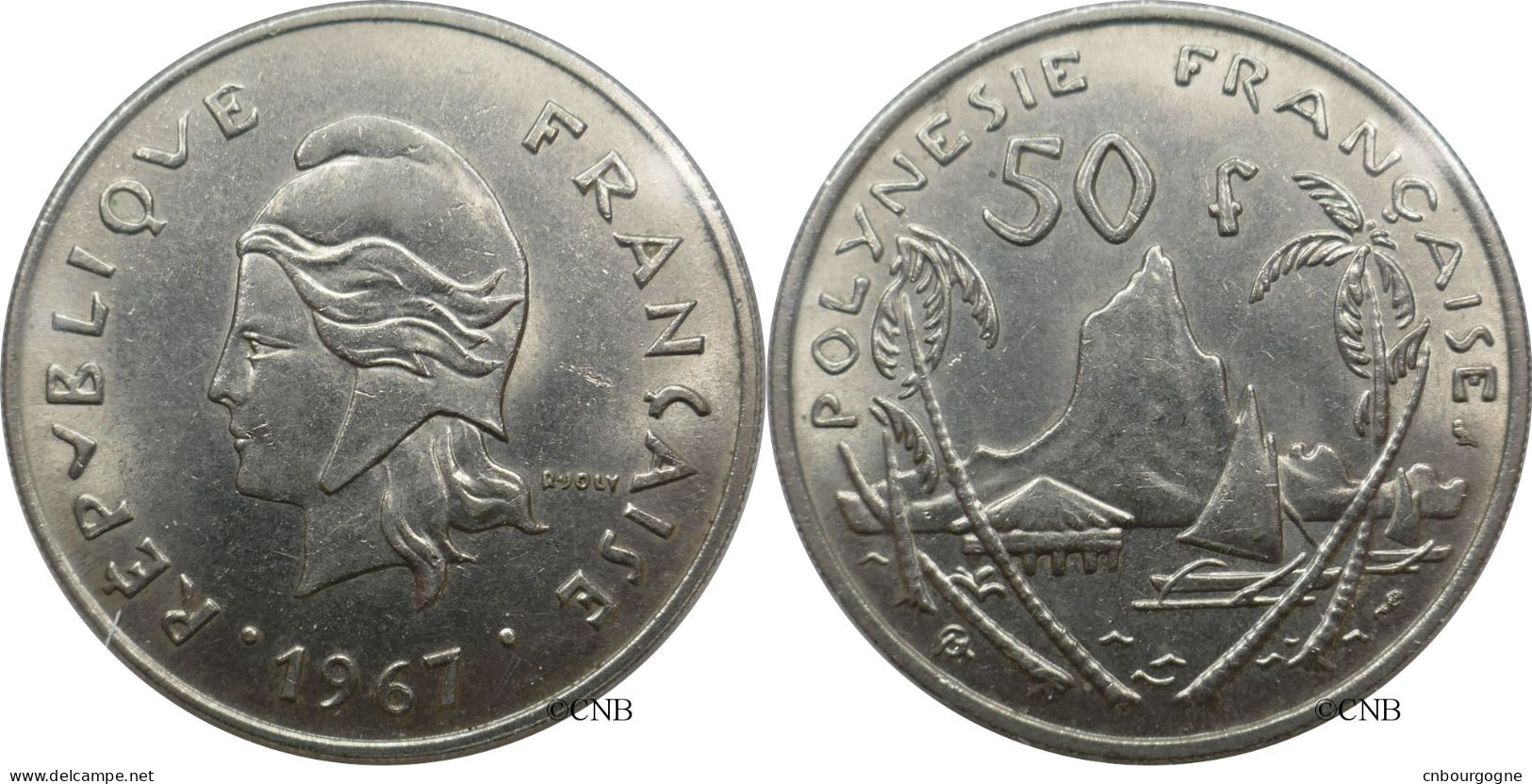 Polynésie Française - Territoire Français D'outre-mer - 50 Francs 1967 - SUP/AU58 - Mon6084 - Frans-Polynesië