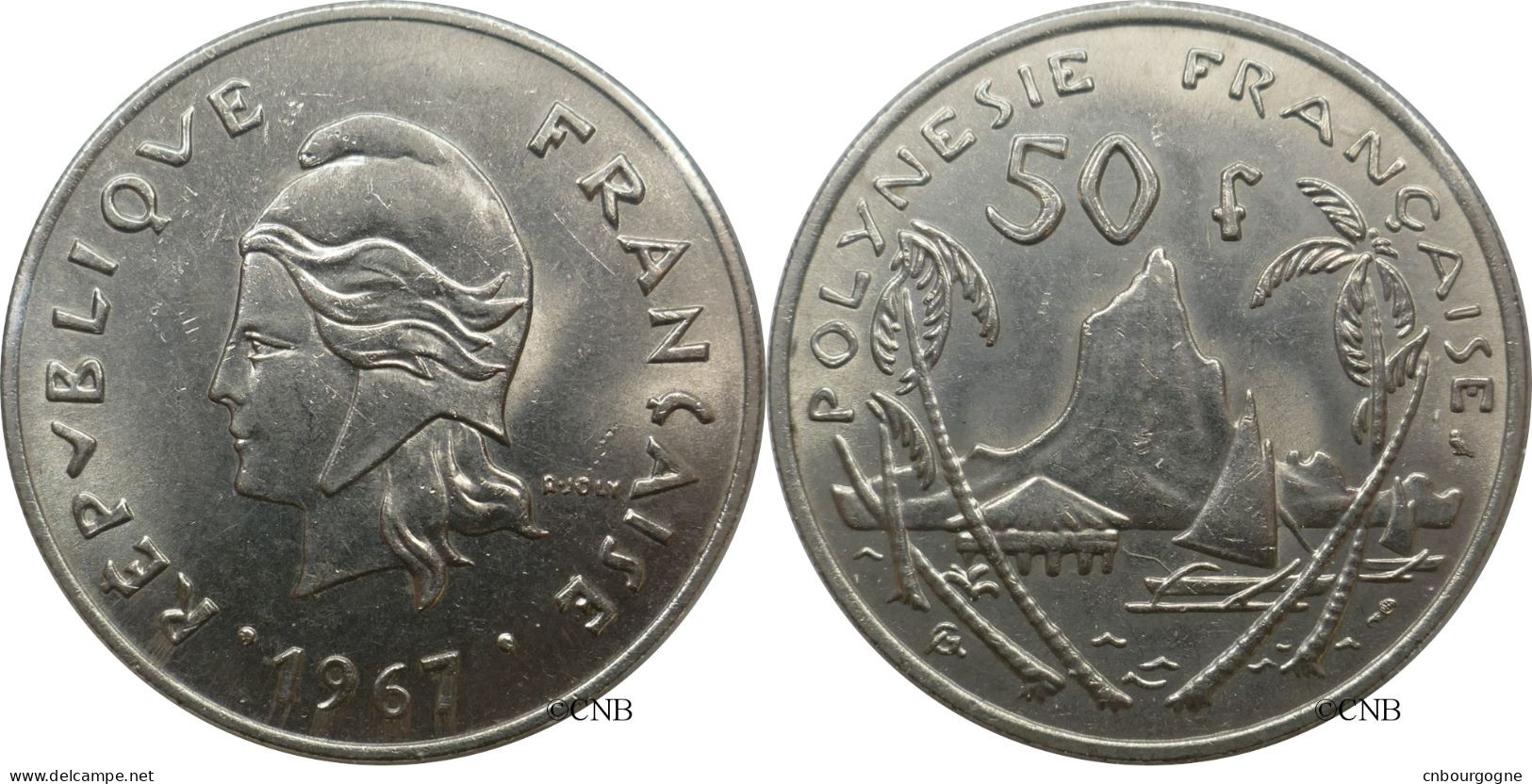 Polynésie Française - Territoire Français D'outre-mer - 50 Francs 1967 - SUP/AU58 - Mon6086 - Polynésie Française