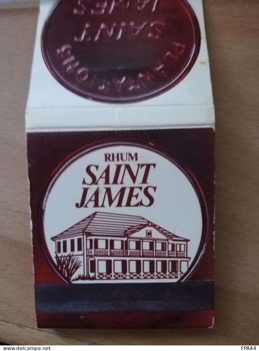 POCHETTE ALLUMETTES RHUM  PLANTATION SAINT JAMES - Alcools