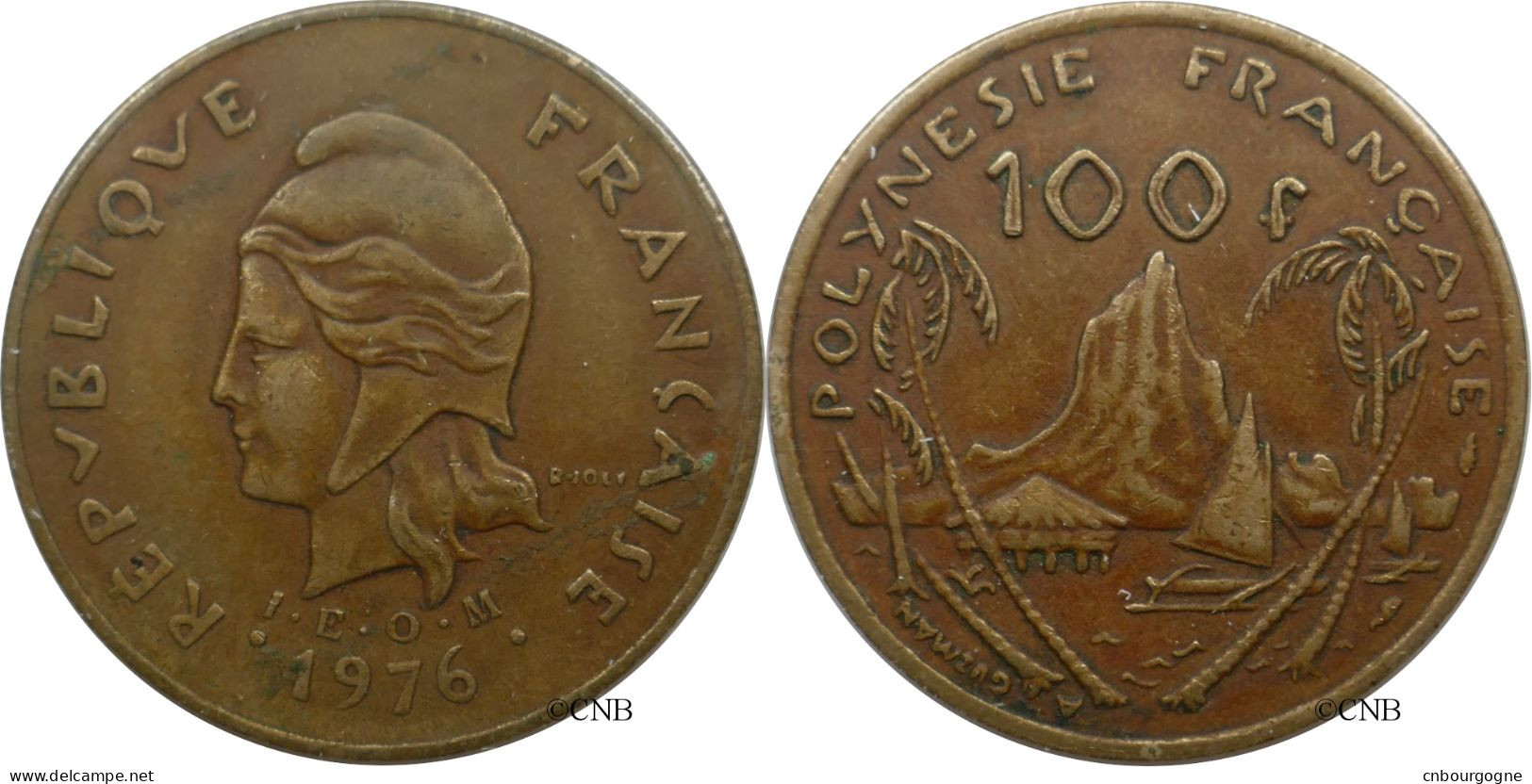 Polynésie Française - Territoire Français D'outre-mer - 100 Francs 1976 - TTB/XF45 - Mon6087 - French Polynesia
