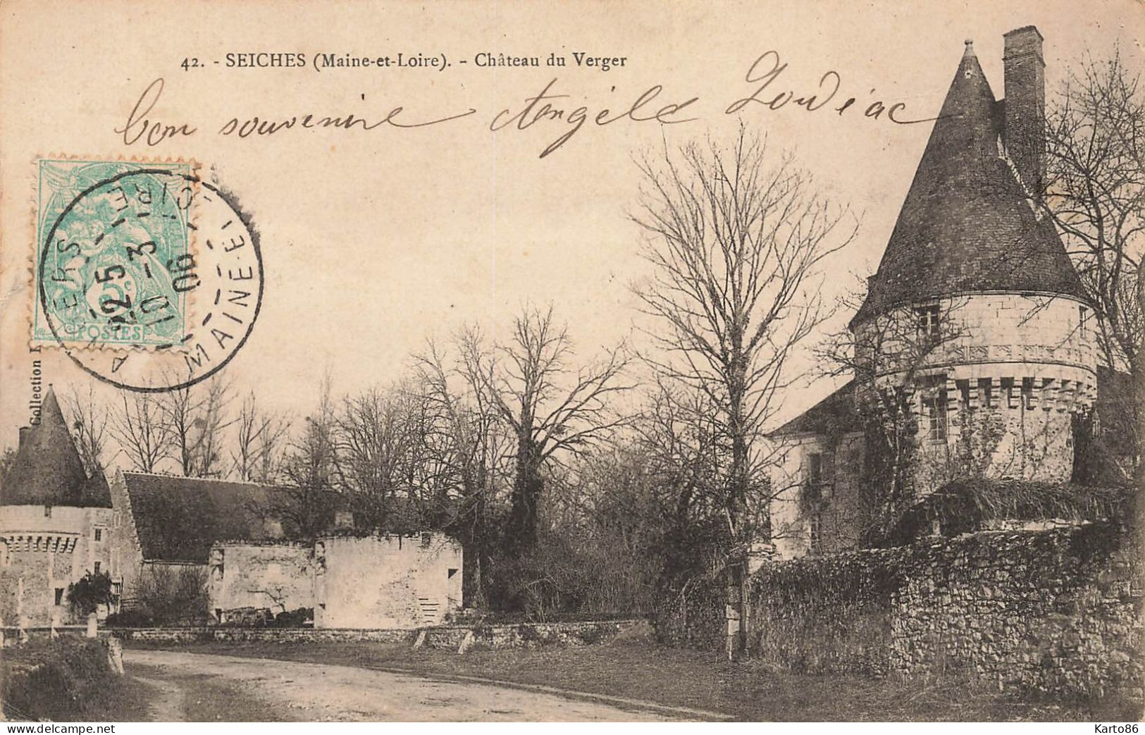 Seiches * Route Et Le Château Du Verger - Seiches Sur Le Loir