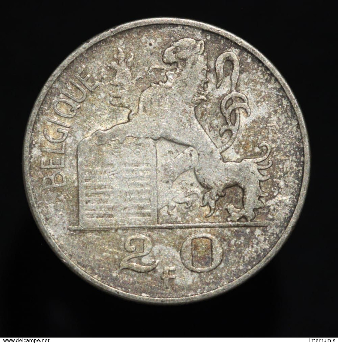 Belgique / Belgium, 20 Francs, 1950, Argent (Silver), TTB+ (EF), KM#140.1 - 20 Francs