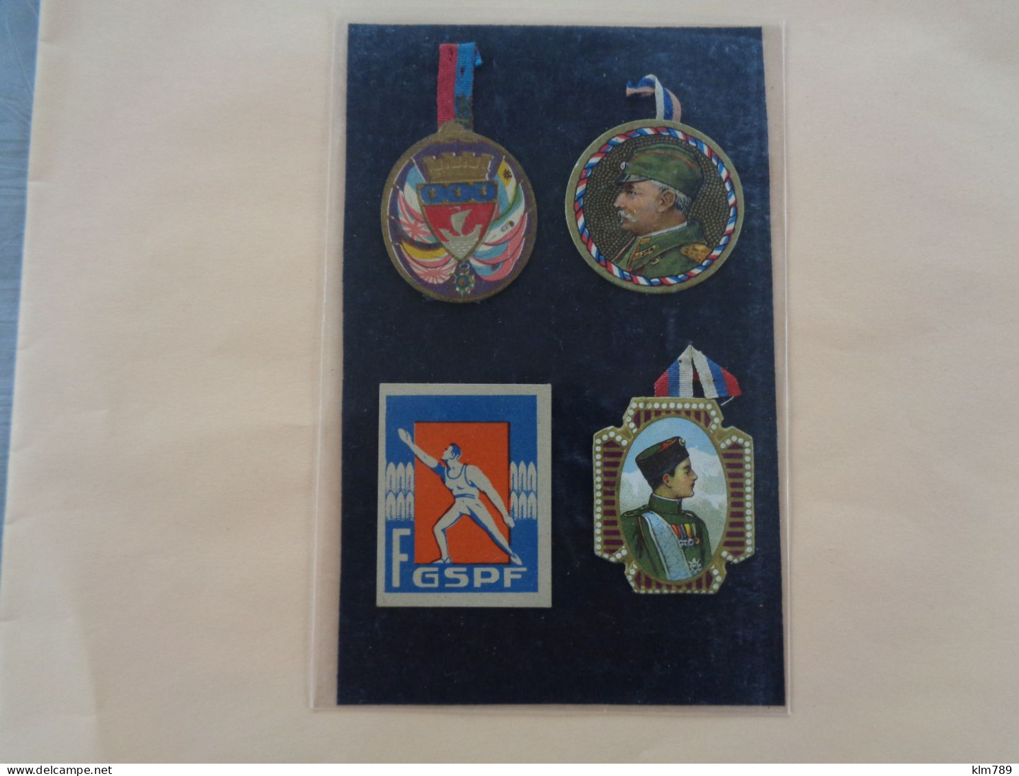 Lot De 4 épingles Patriotiques - Militaria - Guerre 1914/1918 - Décorations - Insignes - - Frankreich