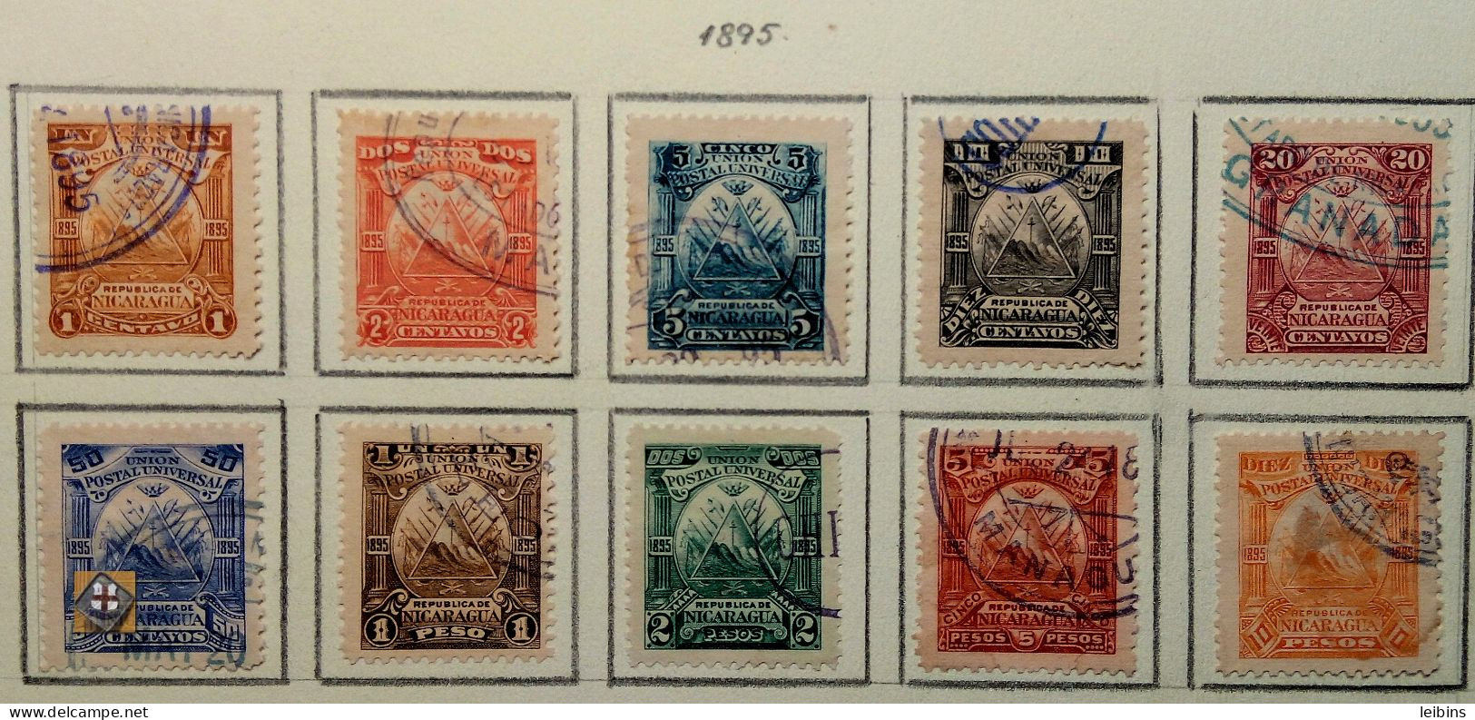 Nicaragua, from year 1882 (collection)