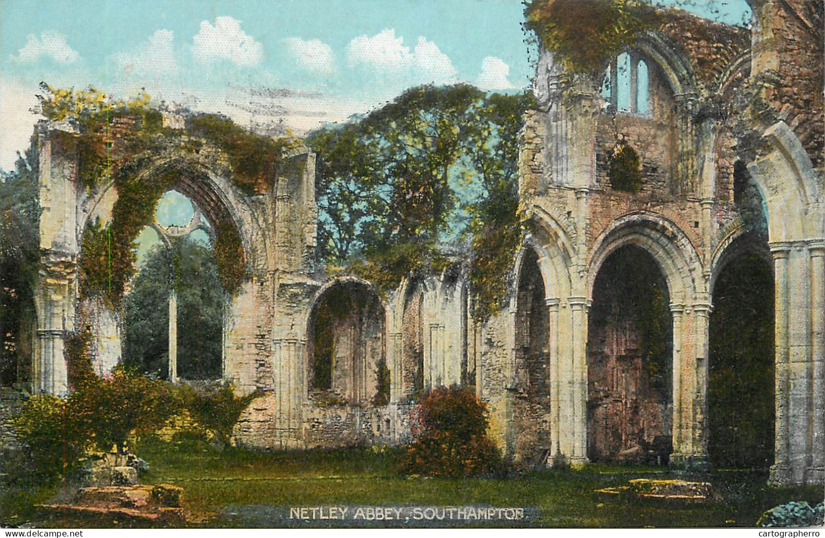 Postcard United Kingdom England Southampton Netley Abbey - Southampton