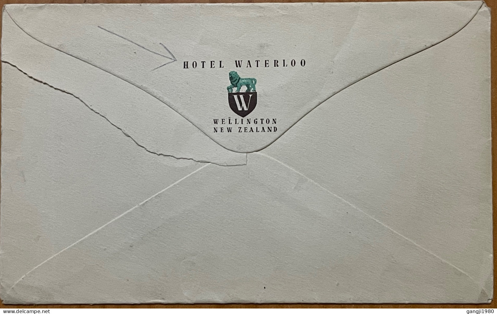 NEW ZEALAND 1937, ADVERTISING COVER, HOTEL WATERLOO, WELLINGTON CITY MACHINE SLOAN, BUY HEALTH STAMP FOR HEALTH CAMPS. - Covers & Documents