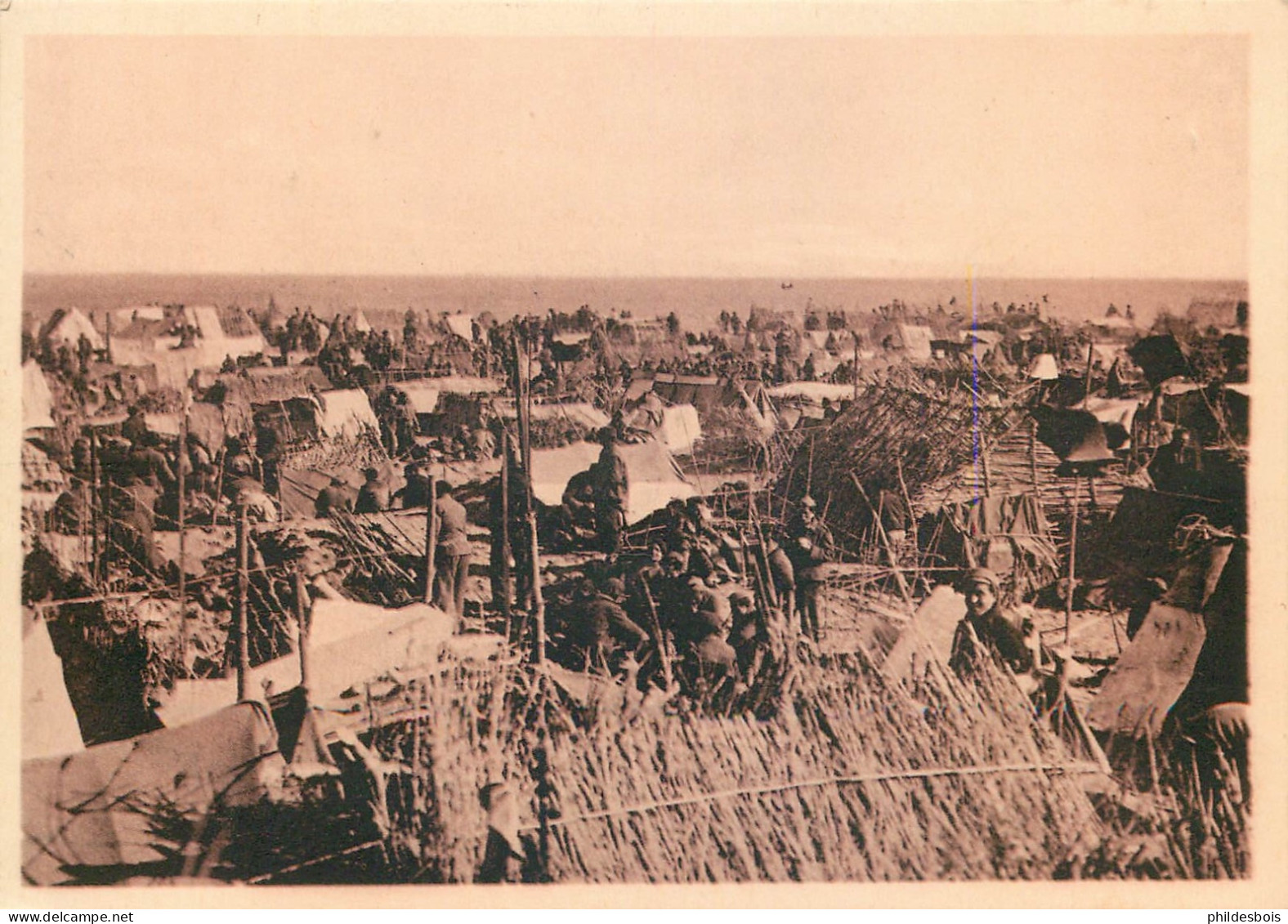 GUERRE D'ESPAGNE  SAINT CYPRIEN    " Une Vue Du Camp "  N°18 - Evènements