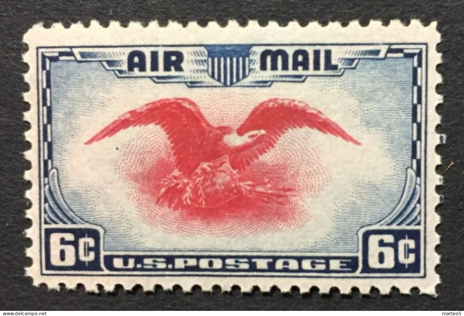 1938 - United States - Airmail - Bald Eagle - 6 Cents - Unused - Nuevos