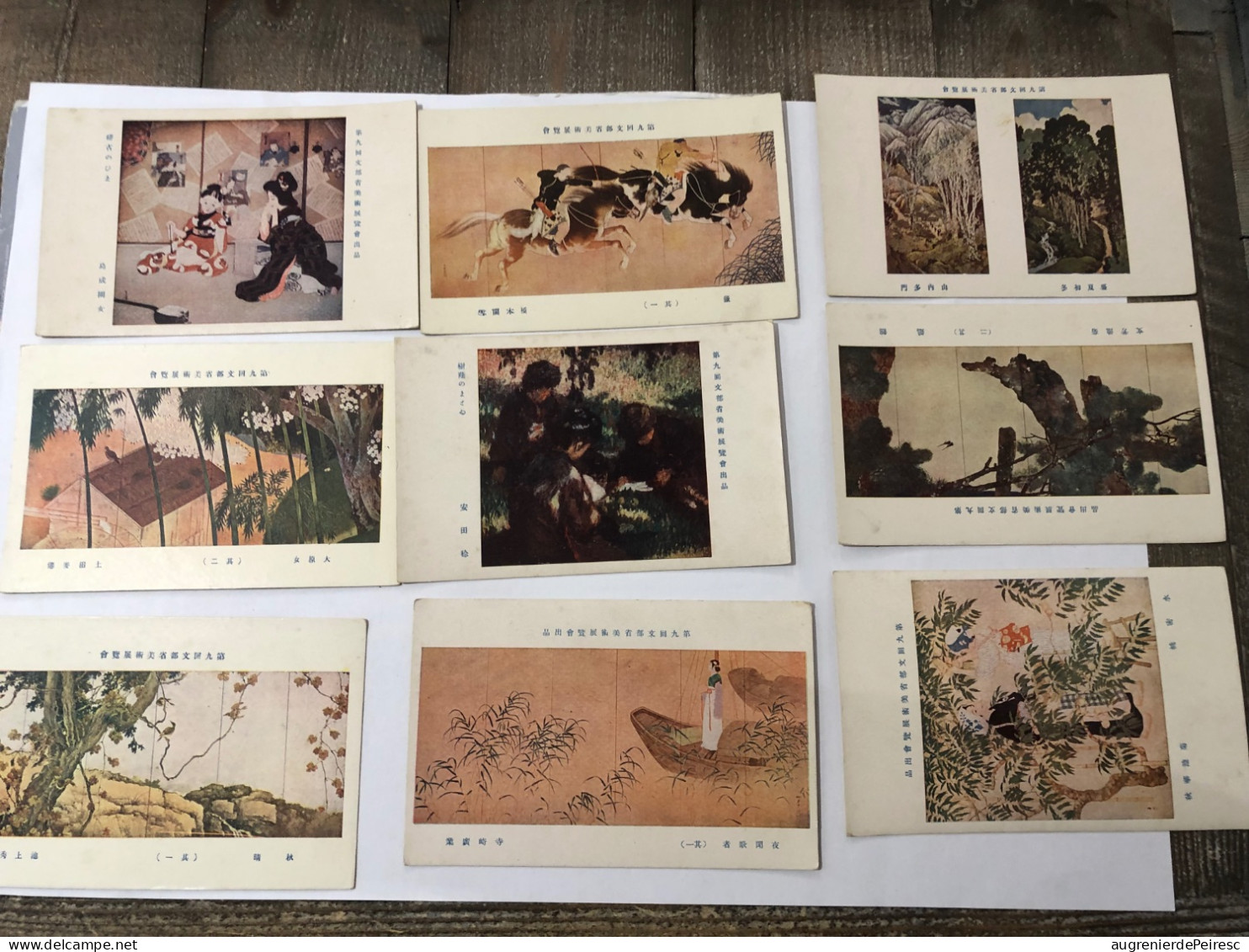 Lot De 9 Cartes Postales Thème Dessins Japonais - Colecciones Y Lotes