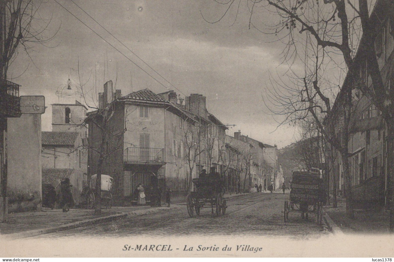 13 / MARSEILLE / SAINT MARCEL / LA SORTIE DU VILLAGE - Saint Marcel, La Barasse, Saintt Menet