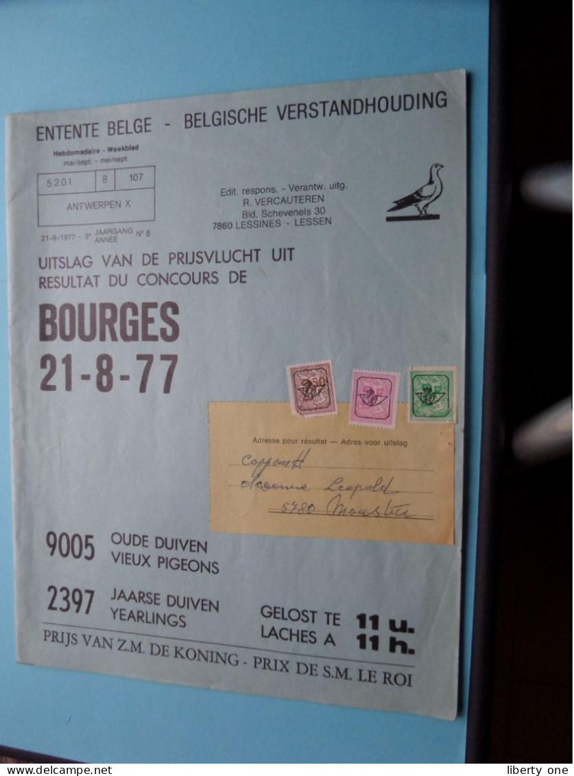 PIGEON - DUIF Belgische Duivenliefhebbersbond / Féd. Colombophile ( Zie / Voir / See SCANS ) LOT >> RARE Met RINGEN ! - Collezioni