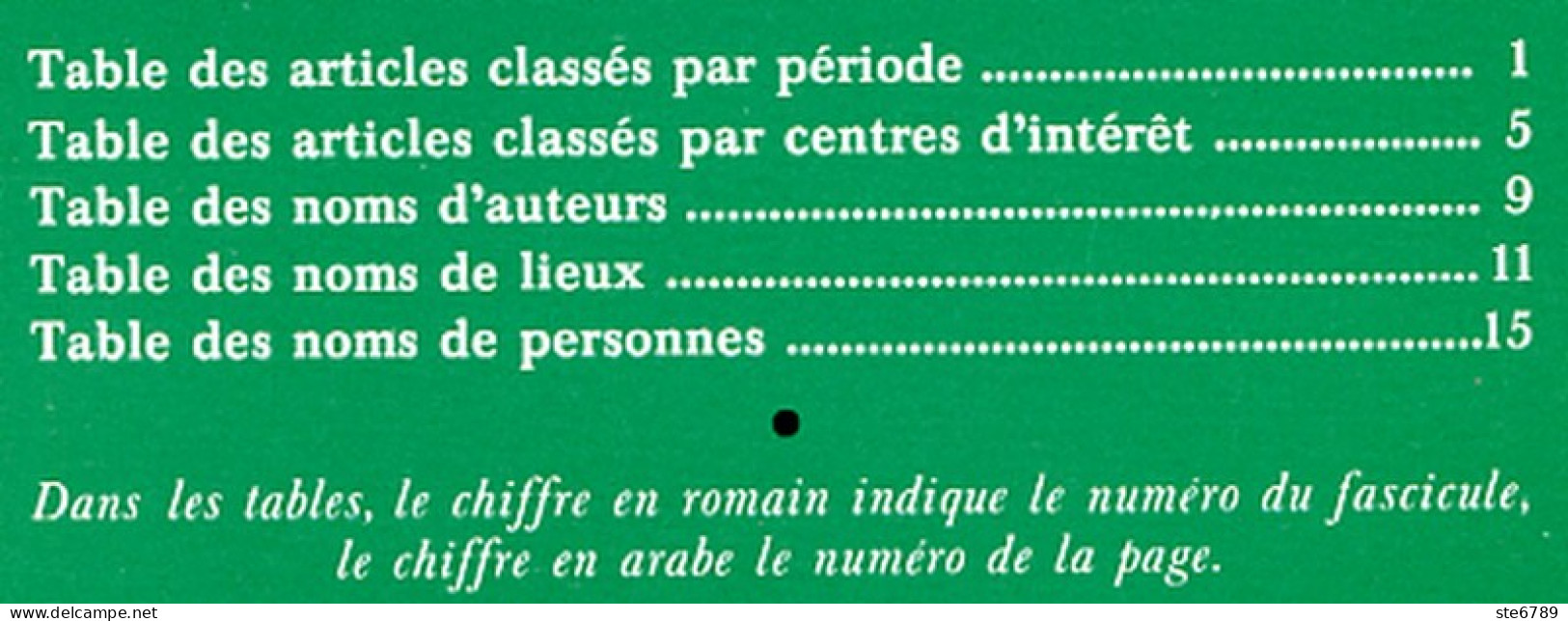 DILIGENCE D'ALSACE Tables Analytiques Des Numéros 11 à 20 , Noms Lieux Personnes Auteurs , Par Période - Alsace