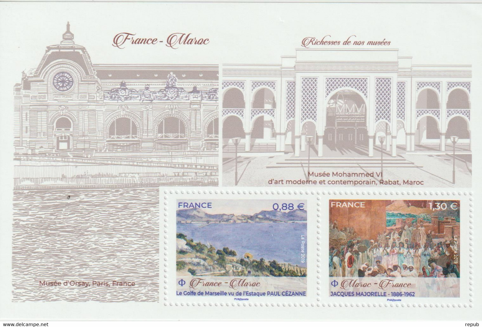 France 2019 Bloc France-Maroc F 5316 ** MNH - Nuovi