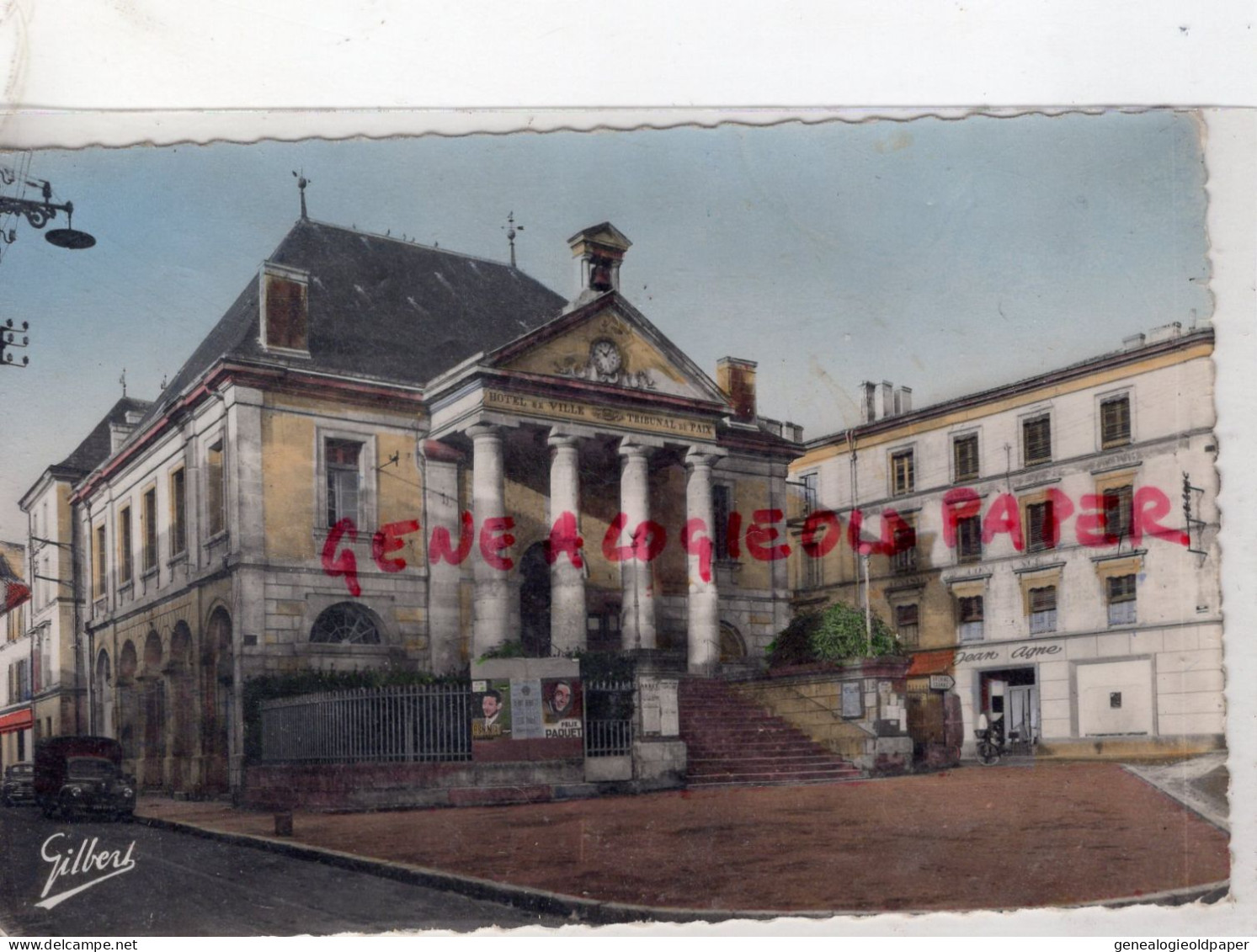 16- CHATEAUNEUF SUR CHARENTE - HOTEL DE VILLE  MAIRIE -  JEAN AGNE  1961 - Chateauneuf Sur Charente