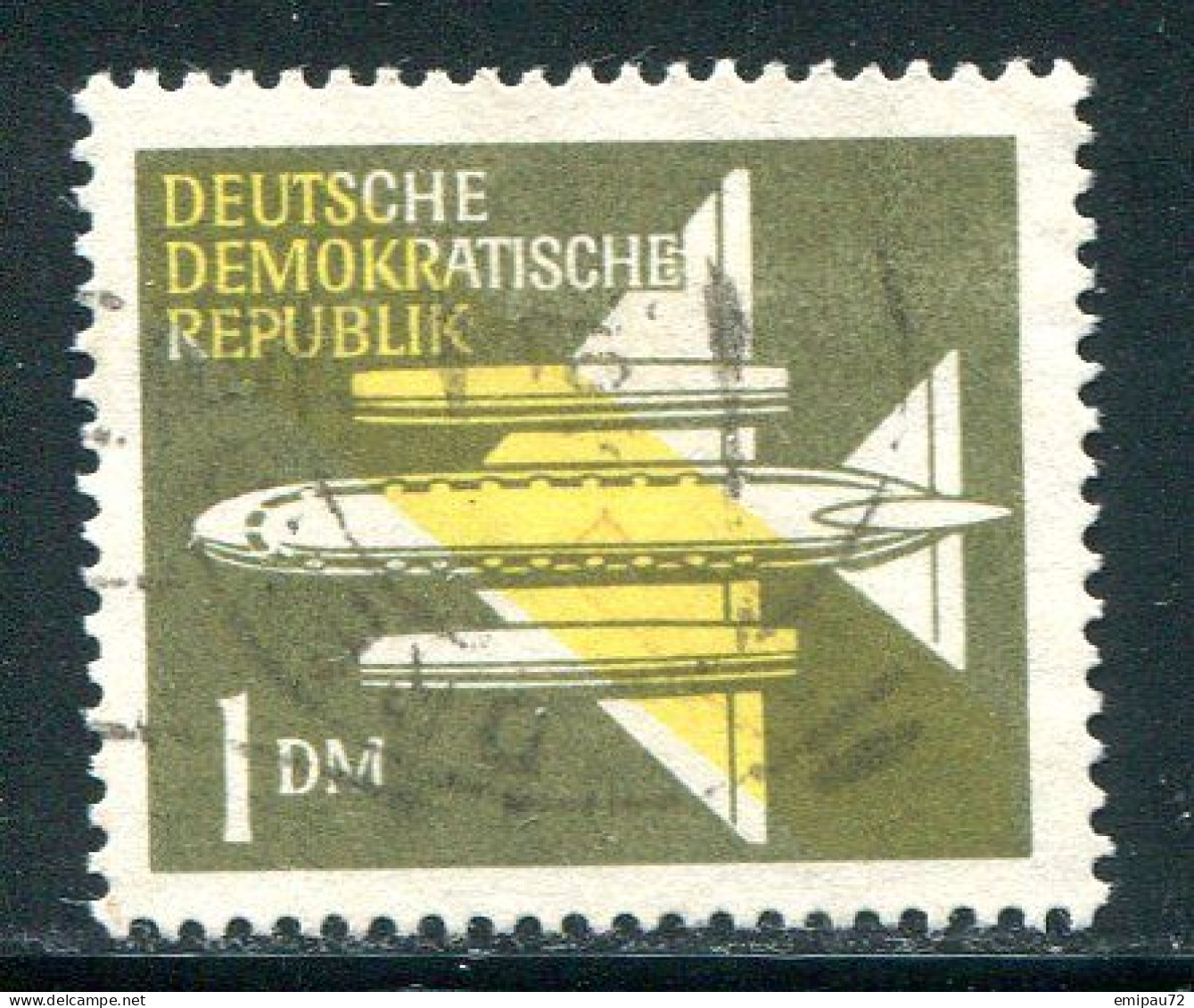 ALLEMAGNE ORIENTALE- P.A Y&T N°5- Oblitéré - Airmail