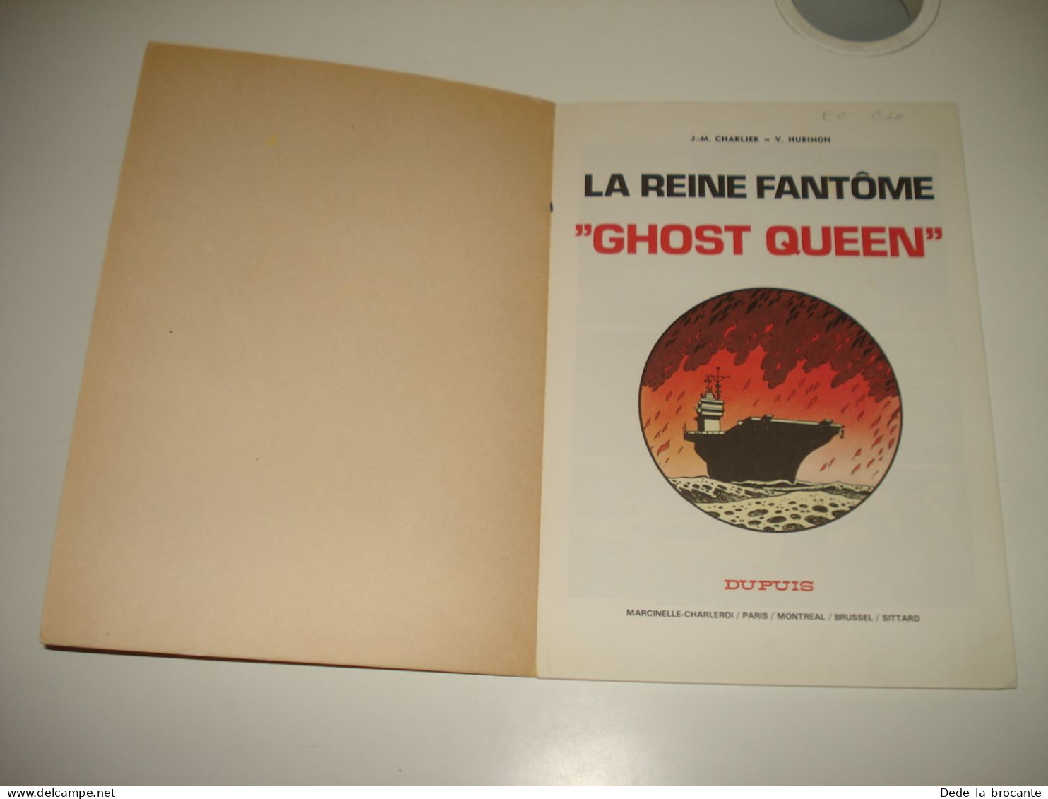 C53 (1) / Buck Danny 40 " La Reine Fantôme  Ghost Queen "   - E.O De 1979 - TTBE - Buck Danny