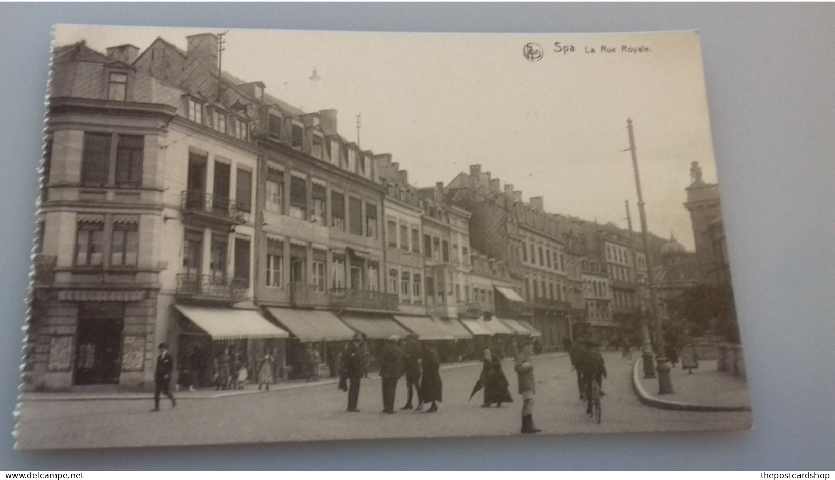 BELGIUM Spa (Liège - La Wallonie) * (Nels, Edition F. Misson, Nr 39) La Rue Royale, Animée, Vélo, Rare, Old, Tailor - Spa